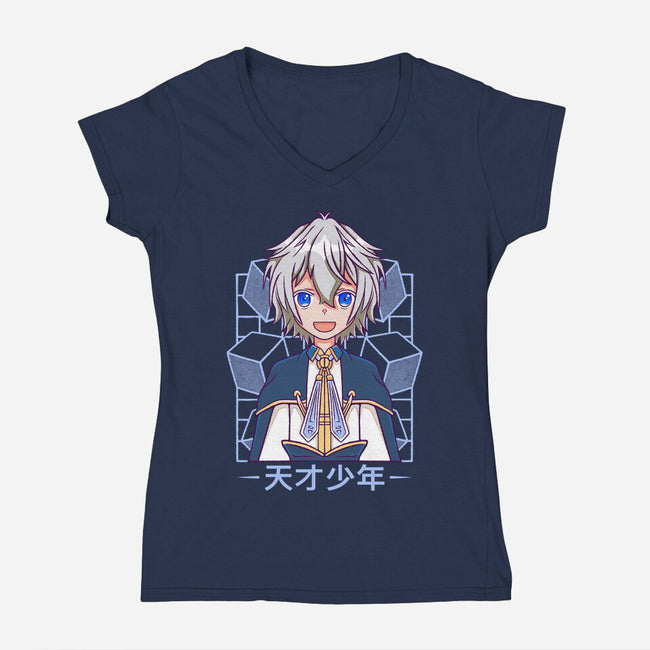 Production Magic Lord-Womens-V-Neck-Tee-Alundrart