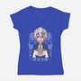 Production Magic Lord-Womens-V-Neck-Tee-Alundrart