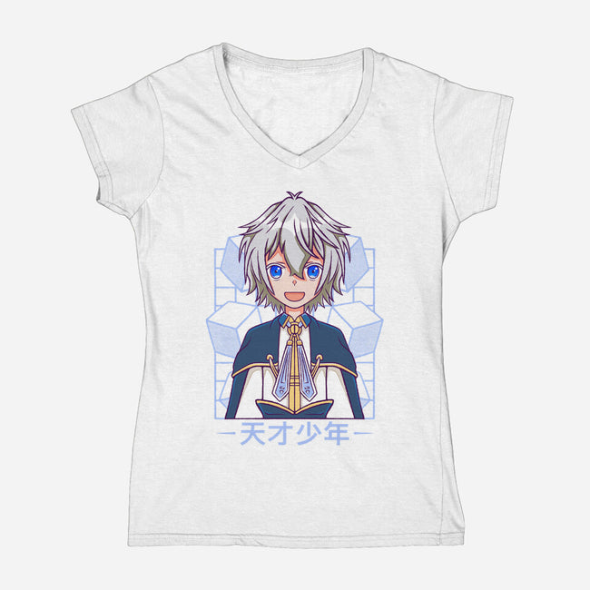 Production Magic Lord-Womens-V-Neck-Tee-Alundrart