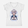 Production Magic Lord-Womens-V-Neck-Tee-Alundrart