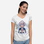 Production Magic Lord-Womens-V-Neck-Tee-Alundrart
