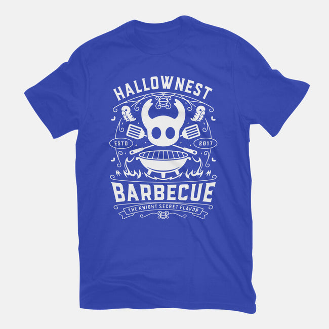 Hallownest Barbecue Emblem-Womens-Fitted-Tee-LAGELANTEE