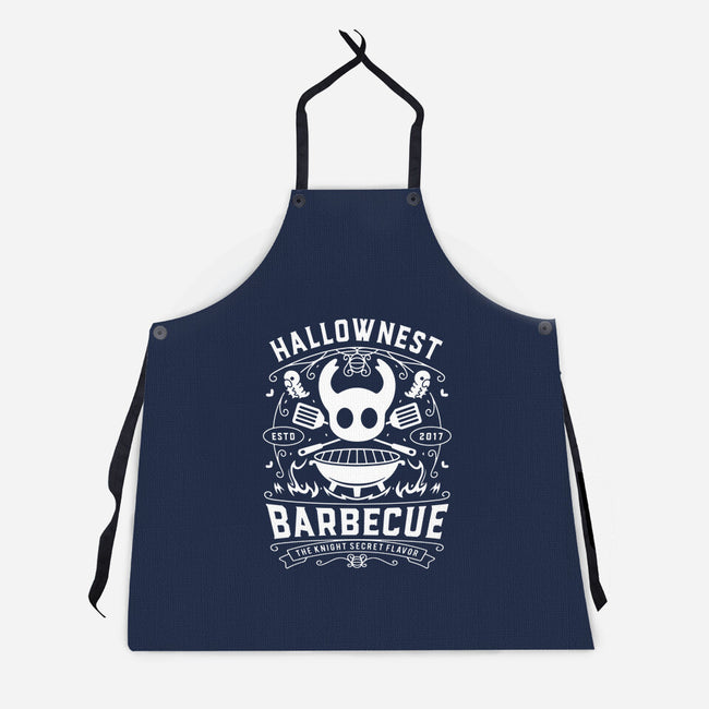 Hallownest Barbecue Emblem-Unisex-Kitchen-Apron-LAGELANTEE