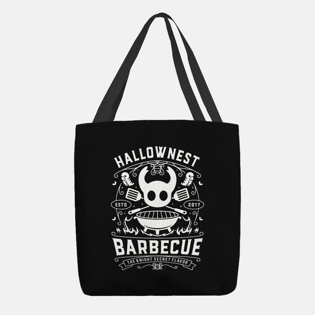 Hallownest Barbecue Emblem-None-Basic Tote-Bag-LAGELANTEE