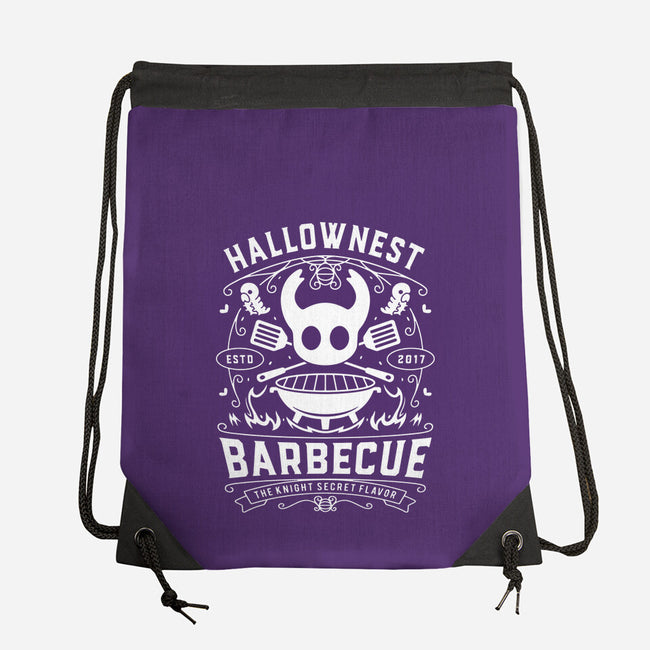 Hallownest Barbecue Emblem-None-Drawstring-Bag-LAGELANTEE