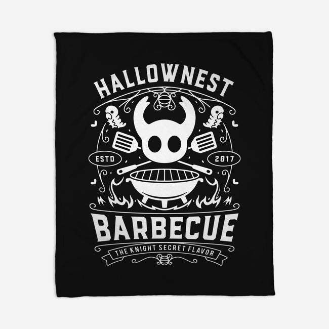 Hallownest Barbecue Emblem-None-Fleece-Blanket-LAGELANTEE