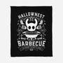 Hallownest Barbecue Emblem-None-Fleece-Blanket-LAGELANTEE
