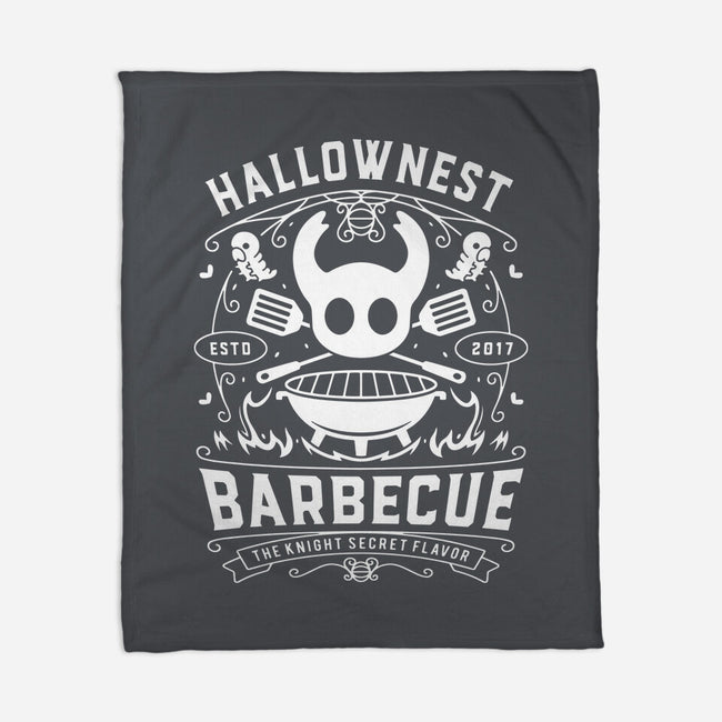 Hallownest Barbecue Emblem-None-Fleece-Blanket-LAGELANTEE