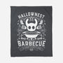 Hallownest Barbecue Emblem-None-Fleece-Blanket-LAGELANTEE