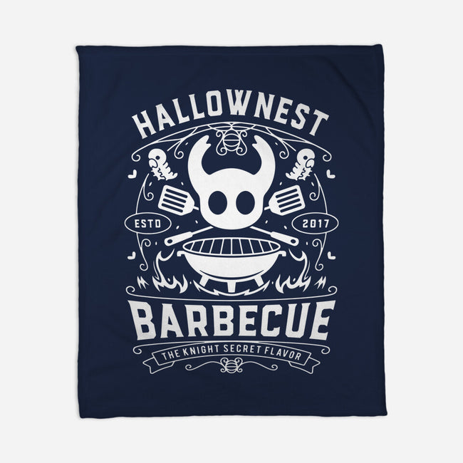 Hallownest Barbecue Emblem-None-Fleece-Blanket-LAGELANTEE