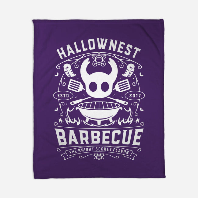 Hallownest Barbecue Emblem-None-Fleece-Blanket-LAGELANTEE