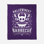 Hallownest Barbecue Emblem-None-Fleece-Blanket-LAGELANTEE