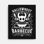 Hallownest Barbecue Emblem-None-Stretched-Canvas-LAGELANTEE