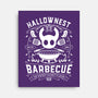 Hallownest Barbecue Emblem-None-Stretched-Canvas-LAGELANTEE
