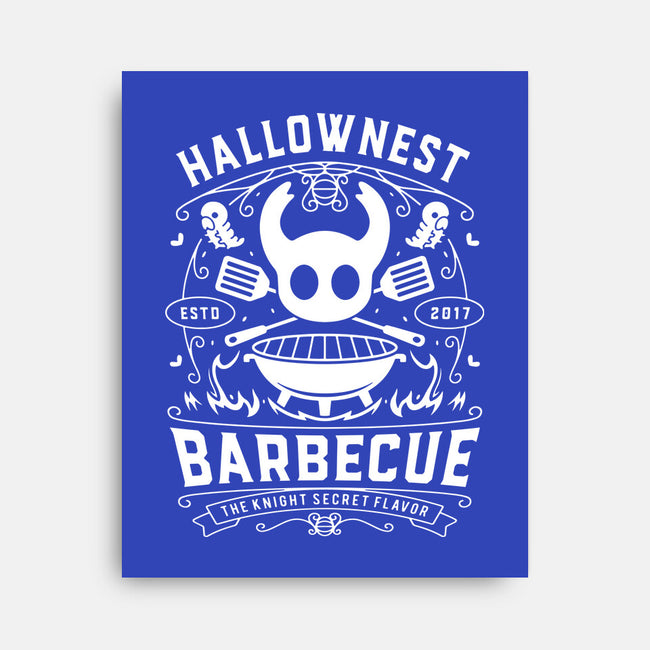 Hallownest Barbecue Emblem-None-Stretched-Canvas-LAGELANTEE