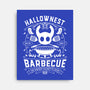 Hallownest Barbecue Emblem-None-Stretched-Canvas-LAGELANTEE