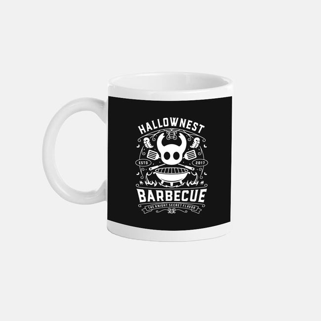 Hallownest Barbecue Emblem-None-Mug-Drinkware-LAGELANTEE