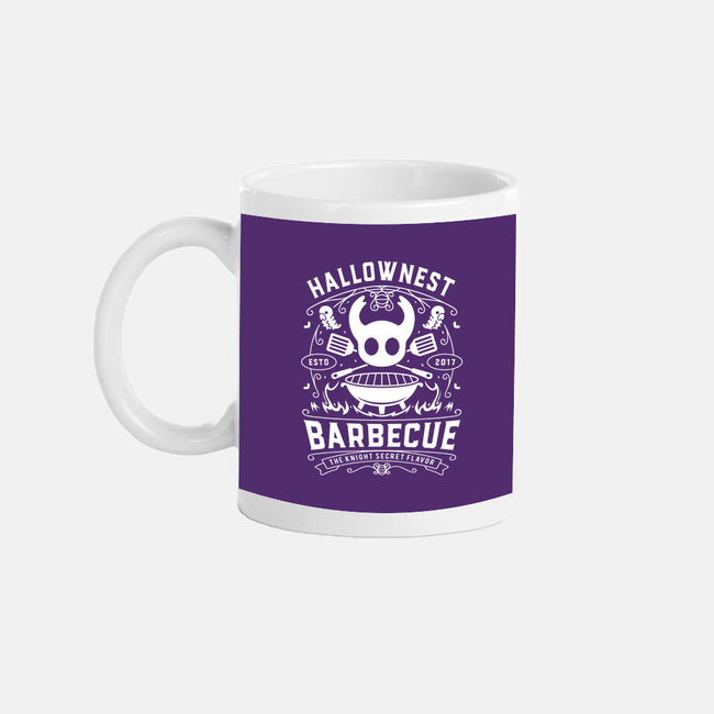 Hallownest Barbecue Emblem-None-Mug-Drinkware-LAGELANTEE