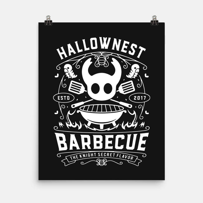 Hallownest Barbecue Emblem-None-Matte-Poster-LAGELANTEE
