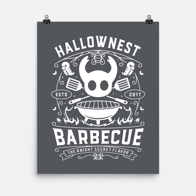 Hallownest Barbecue Emblem-None-Matte-Poster-LAGELANTEE