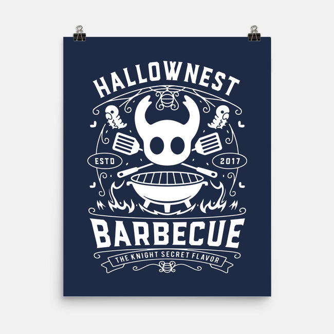 Hallownest Barbecue Emblem-None-Matte-Poster-LAGELANTEE