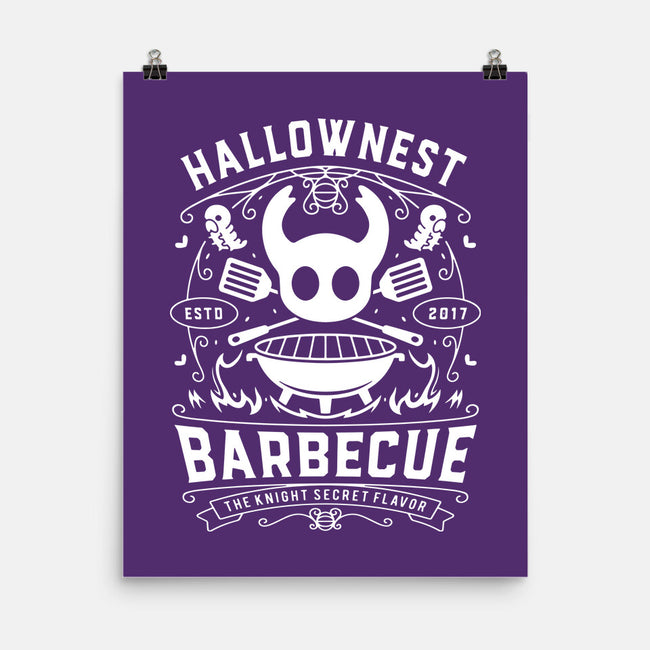 Hallownest Barbecue Emblem-None-Matte-Poster-LAGELANTEE