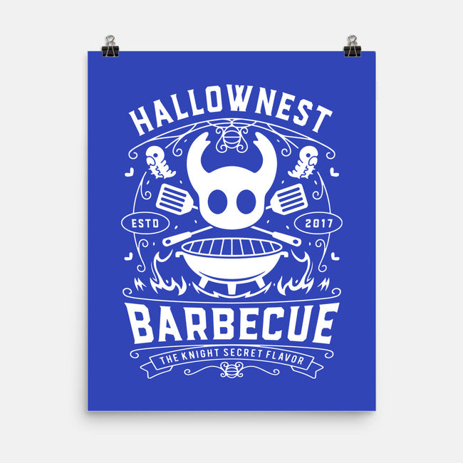Hallownest Barbecue Emblem-None-Matte-Poster-LAGELANTEE