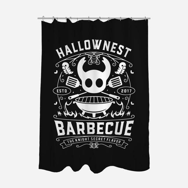 Hallownest Barbecue Emblem-None-Polyester-Shower Curtain-LAGELANTEE