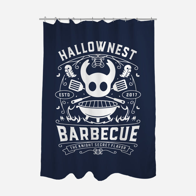 Hallownest Barbecue Emblem-None-Polyester-Shower Curtain-LAGELANTEE