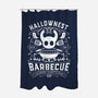 Hallownest Barbecue Emblem-None-Polyester-Shower Curtain-LAGELANTEE
