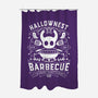 Hallownest Barbecue Emblem-None-Polyester-Shower Curtain-LAGELANTEE