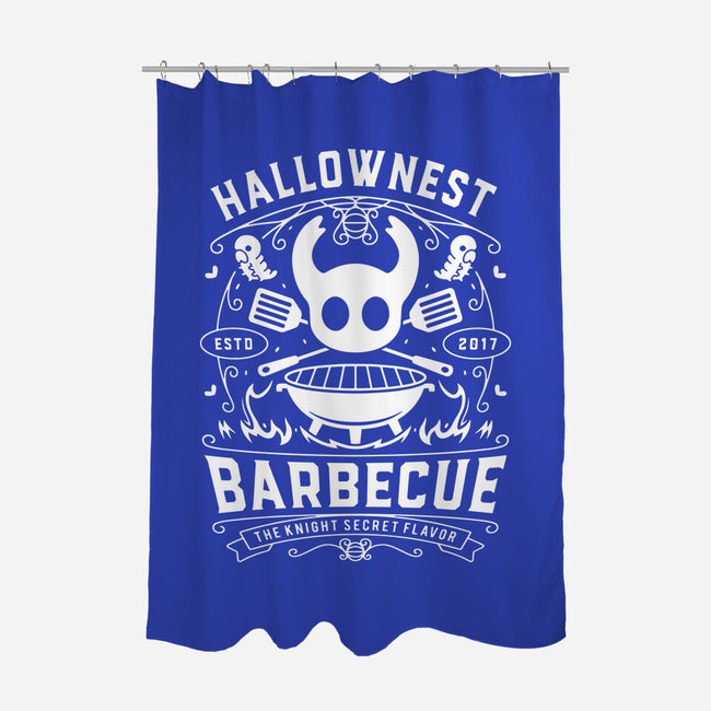 Hallownest Barbecue Emblem-None-Polyester-Shower Curtain-LAGELANTEE