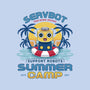 Servbot Summer Camp Vintage-Unisex-Basic-Tee-LAGELANTEE