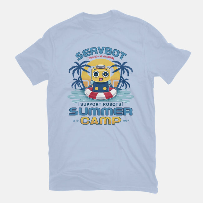 Servbot Summer Camp Vintage-Mens-Basic-Tee-LAGELANTEE