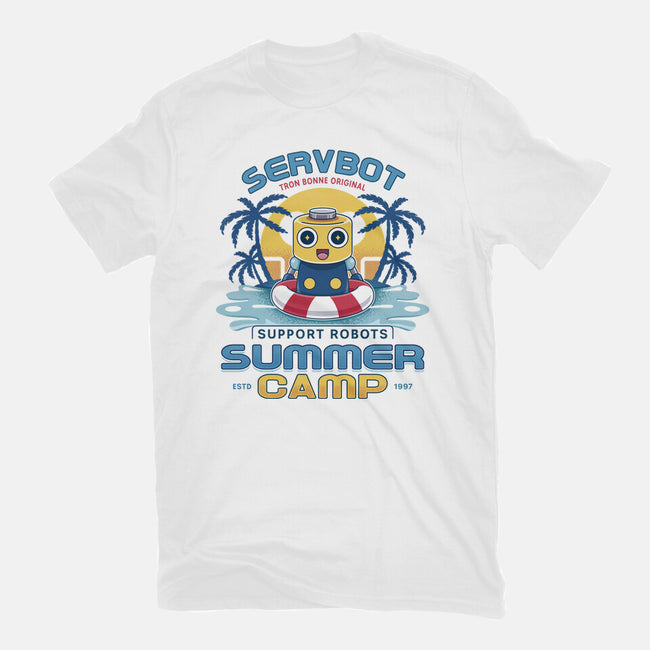 Servbot Summer Camp Vintage-Mens-Basic-Tee-LAGELANTEE