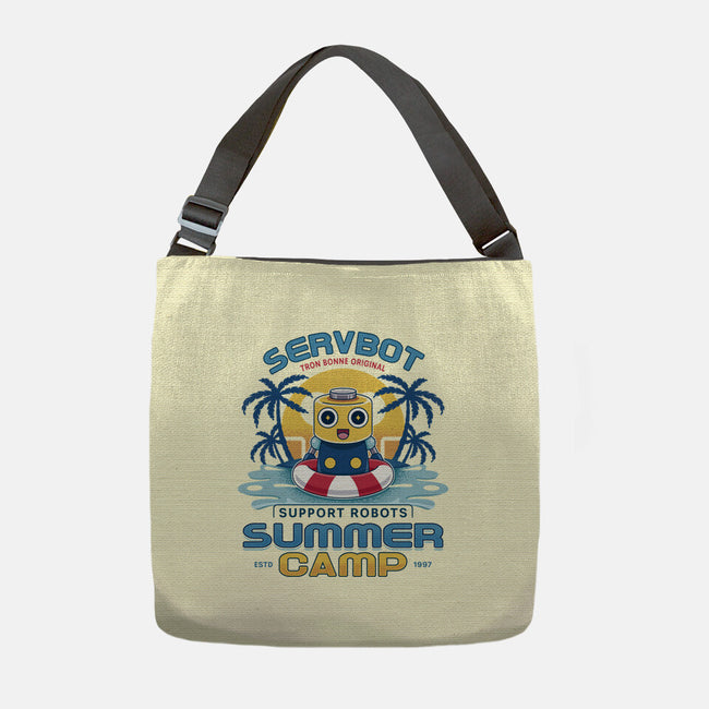 Servbot Summer Camp Vintage-None-Adjustable Tote-Bag-LAGELANTEE