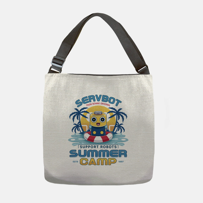 Servbot Summer Camp Vintage-None-Adjustable Tote-Bag-LAGELANTEE