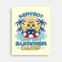 Servbot Summer Camp Vintage-None-Stretched-Canvas-LAGELANTEE