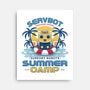 Servbot Summer Camp Vintage-None-Stretched-Canvas-LAGELANTEE