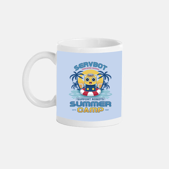 Servbot Summer Camp Vintage-None-Mug-Drinkware-LAGELANTEE