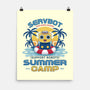 Servbot Summer Camp Vintage-None-Matte-Poster-LAGELANTEE