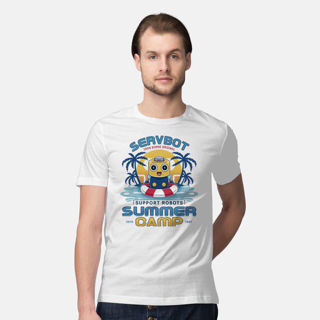 Servbot Summer Camp Vintage-Mens-Premium-Tee-LAGELANTEE