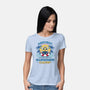 Servbot Summer Camp Vintage-Womens-Basic-Tee-LAGELANTEE