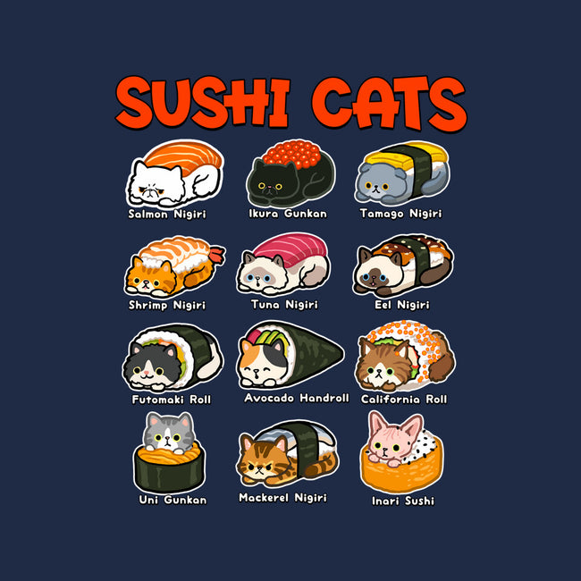 Kawaii Sushi Cats-Youth-Pullover-Sweatshirt-GoshWow