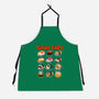 Kawaii Sushi Cats-Unisex-Kitchen-Apron-GoshWow