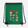 Kawaii Sushi Cats-None-Drawstring-Bag-GoshWow