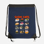 Kawaii Sushi Cats-None-Drawstring-Bag-GoshWow