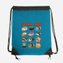 Kawaii Sushi Cats-None-Drawstring-Bag-GoshWow