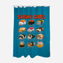 Kawaii Sushi Cats-None-Polyester-Shower Curtain-GoshWow