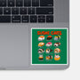 Kawaii Sushi Cats-None-Glossy-Sticker-GoshWow